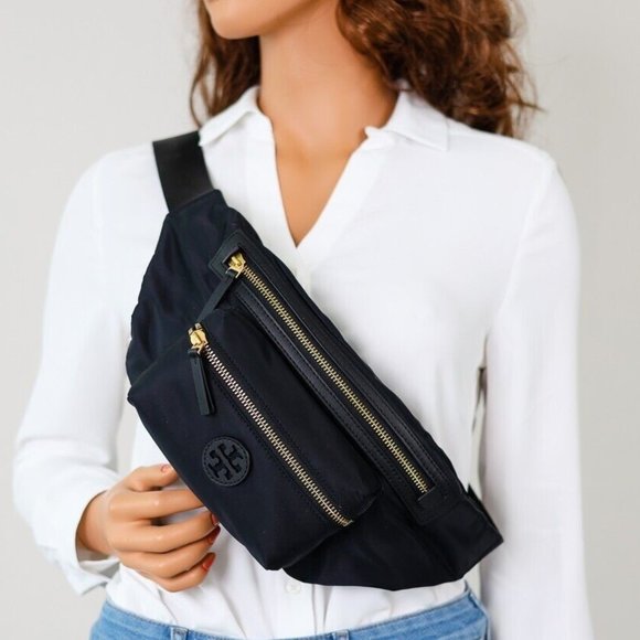 Tory Burch | Bags | Nwt Tory Burch 8258 Nylon Belt Bag Fanny  NWT! Tory Burch Nylon Belt Pack Waist Side Bag Black